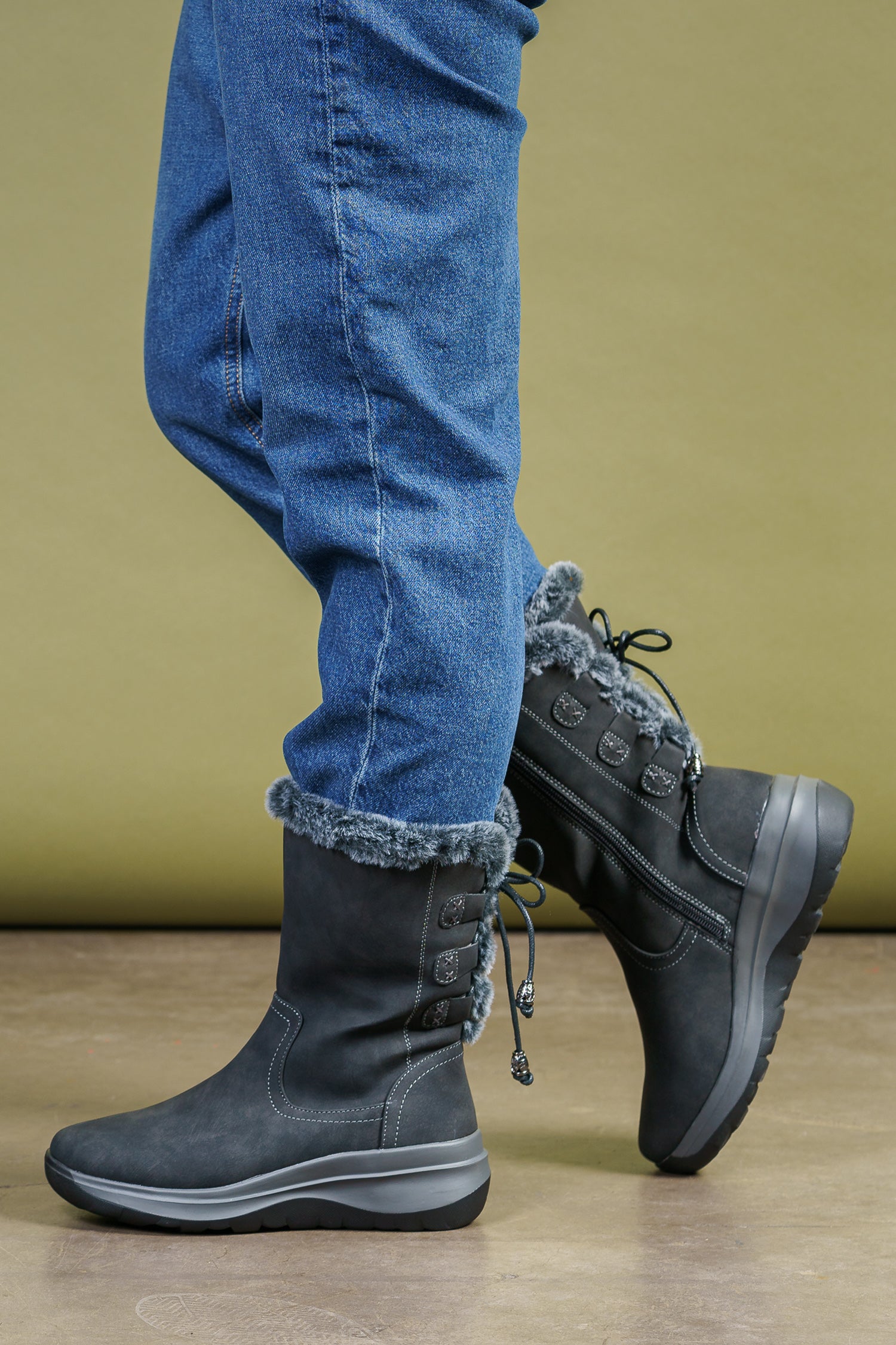 Bota Mujer Gris Zaria Thunder Blue Thunder Blue